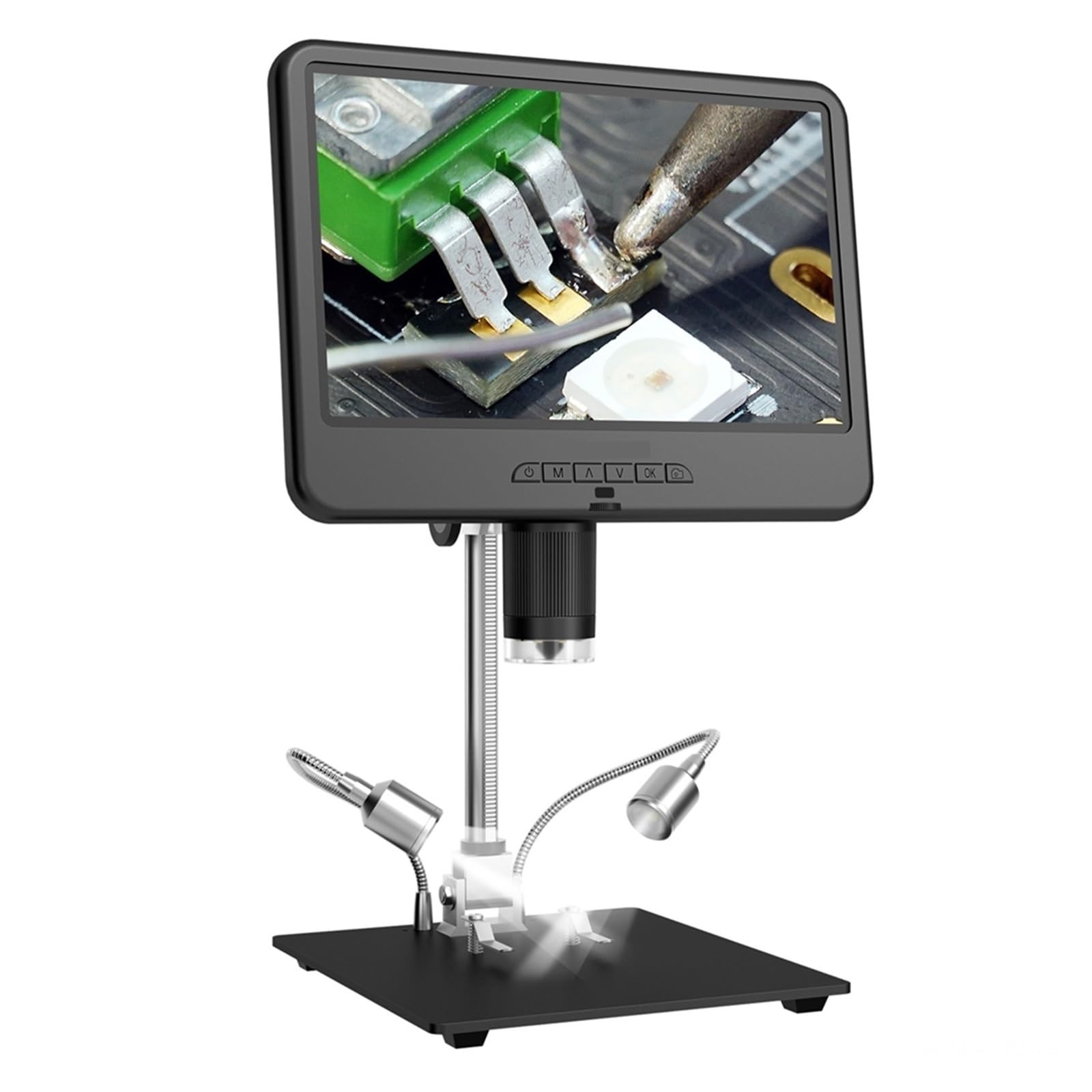 Mikroskop Cyfrowy Z Ekranem Dotykowym Ips Z 12 Milionami Di Pixel, 260X E Luce Led Integrata, Idealny Do Przechowywania.
