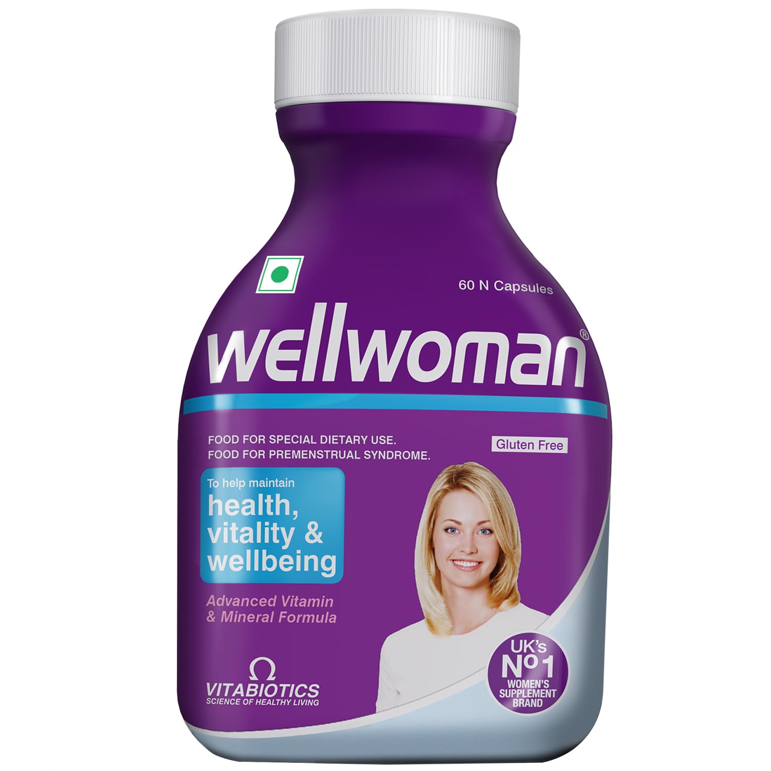 Wellwoman Multivitamin for Women | With Evening Primrose Oil, Magnesium, Vitamin C, B6, Folic Acid | Vegetarian Supplement | 60 Capsules Bottle Pack-image-35