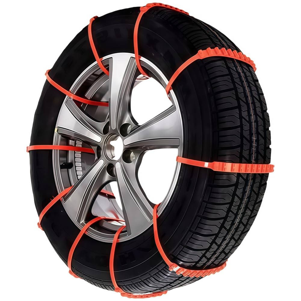 ocpcrn Snow Tire Chains for Subaru Ascent 2018-2021 2022 2023 2024,Adjustable Snow Chains Car,Snow Cables for Reusable Tires,Emergency,Easy to Install