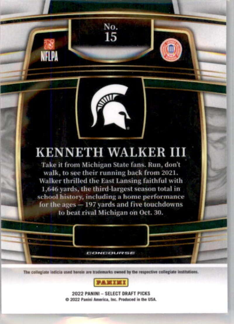 Amazon.com: 2022 Panini Select Draft Picks Retail Blue Football