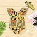 YOUNGER TREE African Baby Clothes Girl Dashiki Ankara Outfit Set (12-18 Months, Romper)