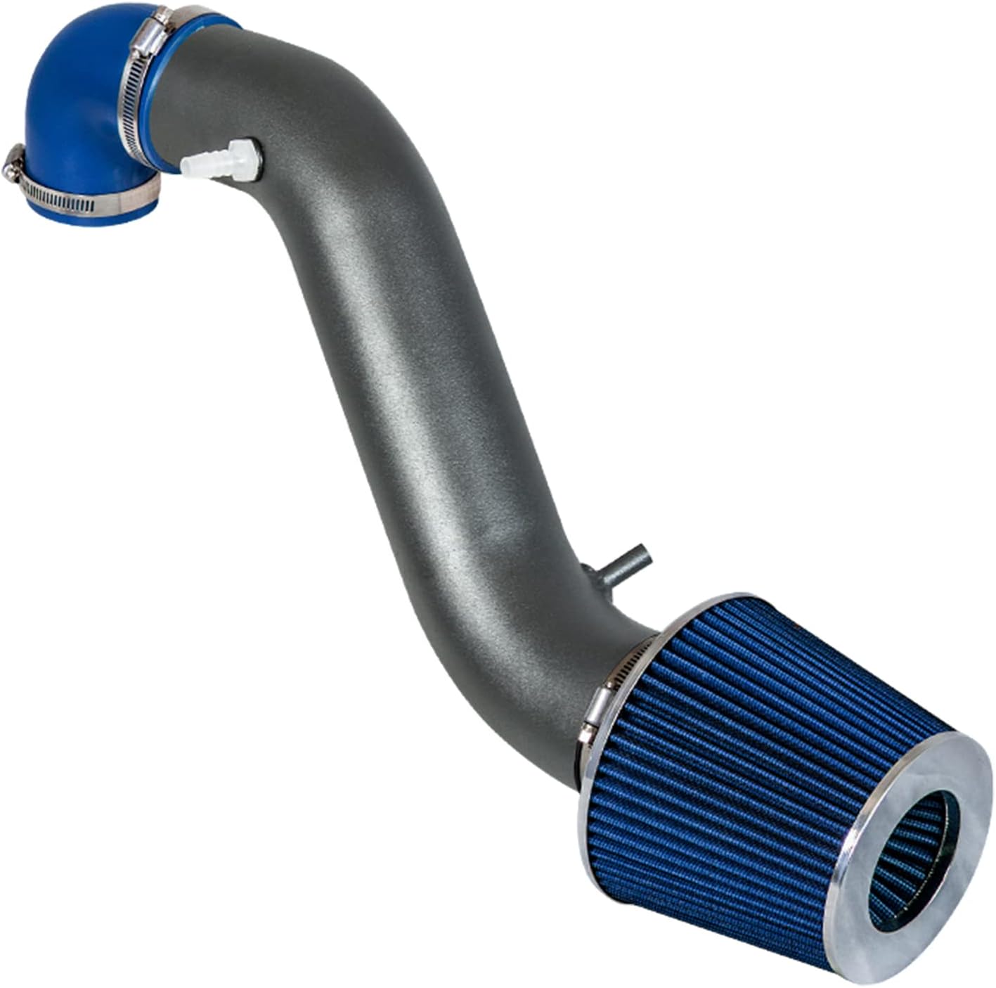Rtunes Racing Matte Black Short Ram Air Intake Kit + Filter Combo Compatible For 93-98 JEEP Cherokee 4.0L L6 (Larado only) (Black Blue)