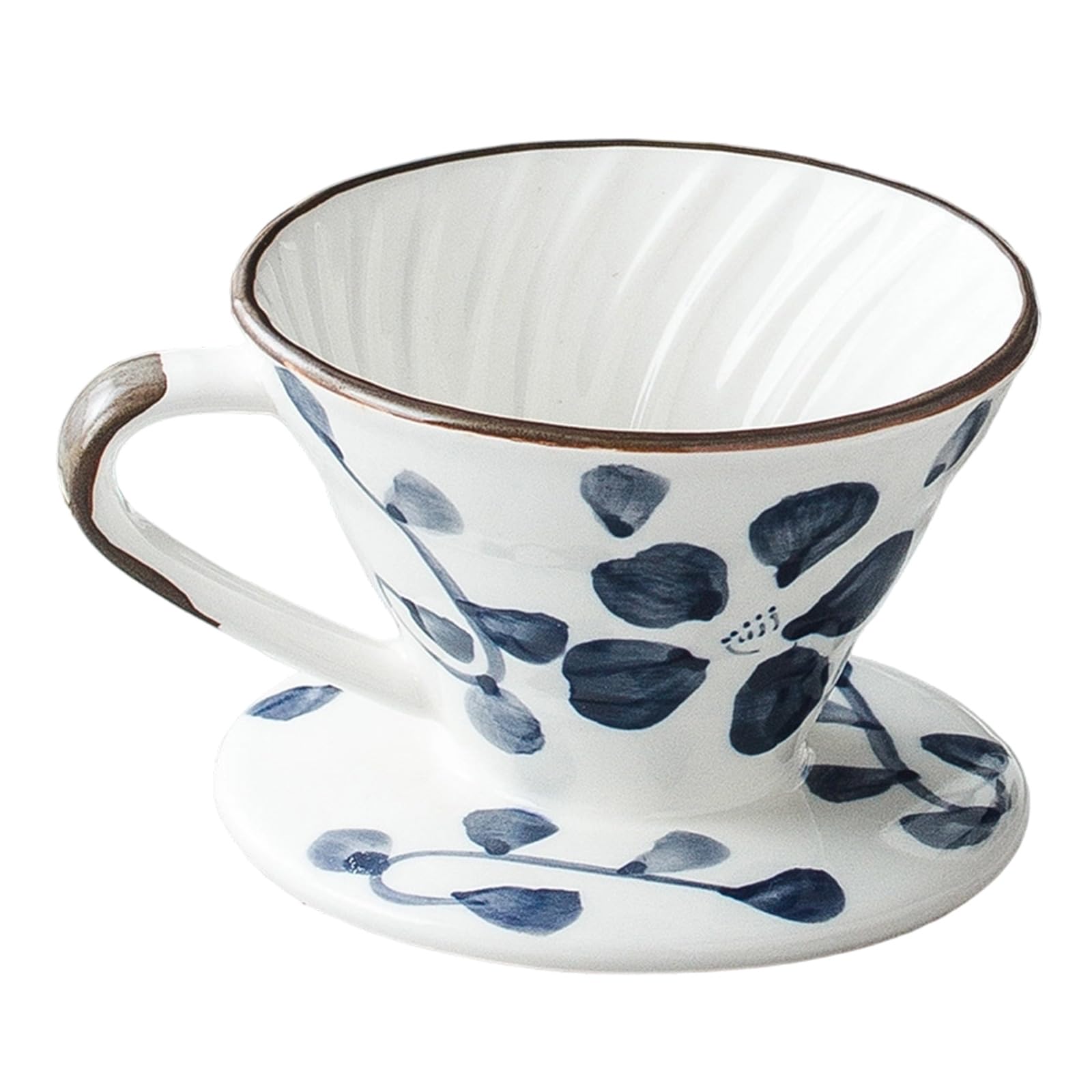 HDOYTXXM Ceramic Coffee Filter Design Consistent Water Flows Pouring Over Dripper Home Brewing Accessory Ceramic Pouring Over Filter Dripper