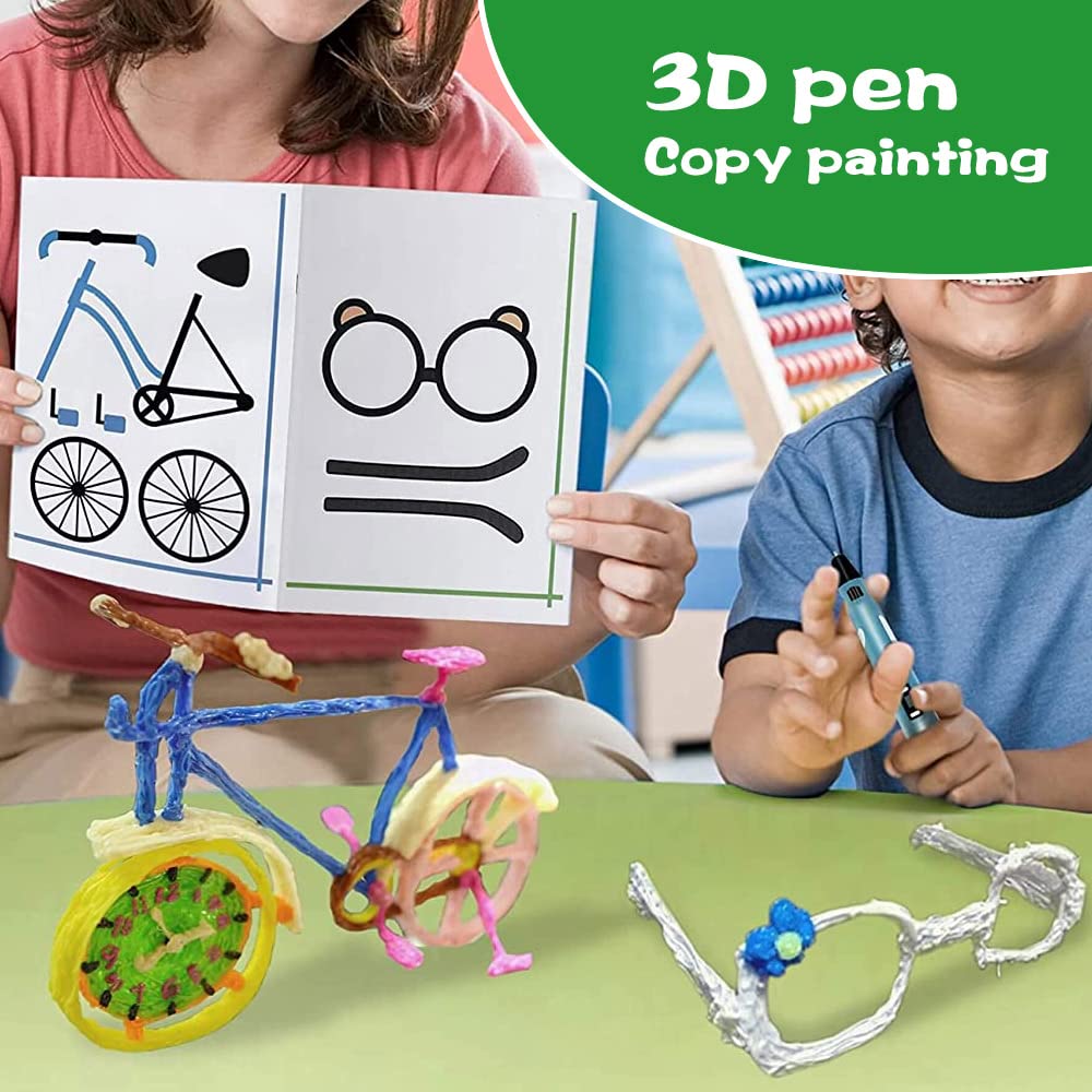 3D Druckstift Vorlage 3D Stift Vorlagen Mädchen 3D Pen Vorlagen Erwachsene Malerei Graffiti-Vorlage für 3D Stift Kinder DIY Geschenk