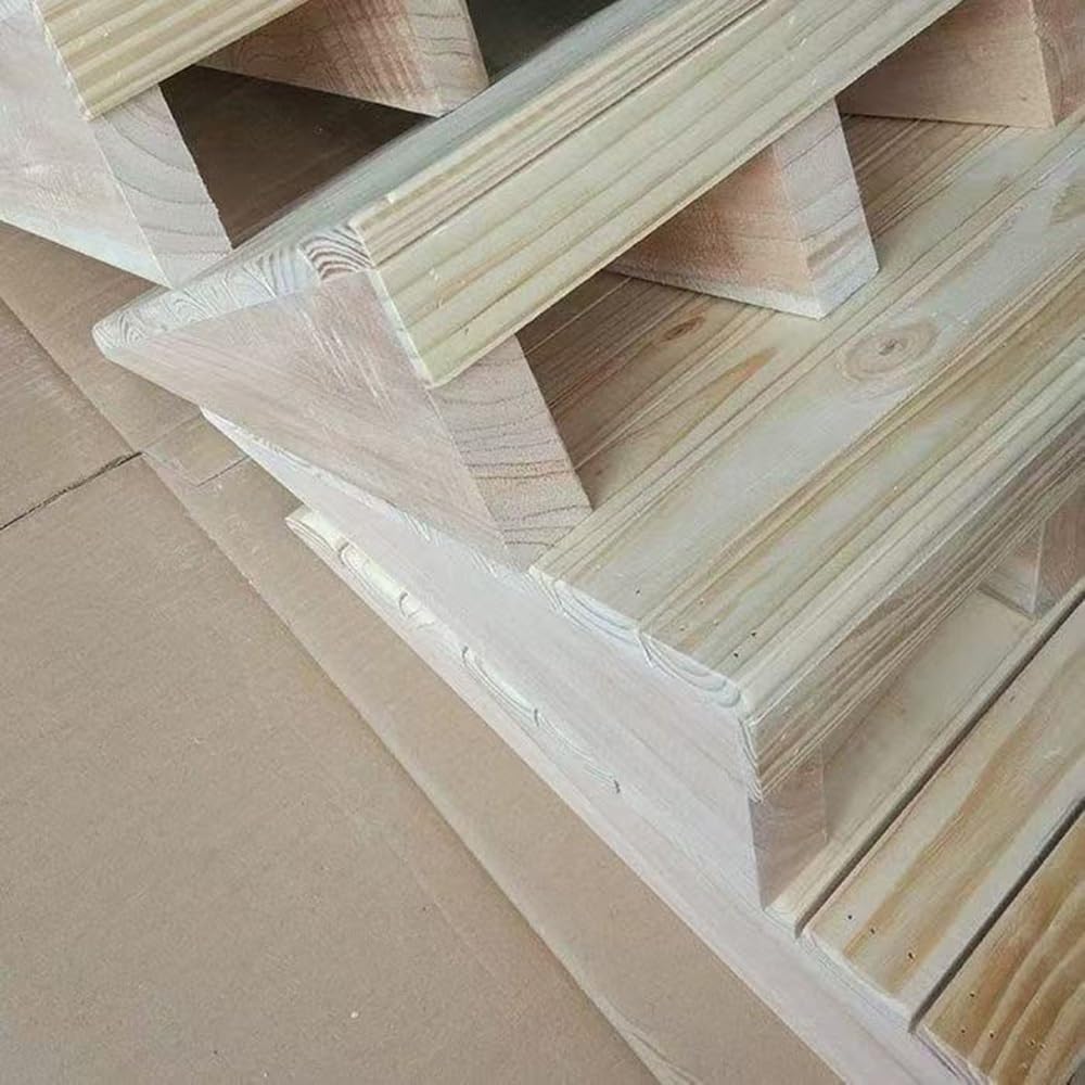 Rampa De Entrada De Madera Ligeras Rampas De Bordillo, Madera Rampas De Acceso De 7cm 8cm 10 Cm 15cm De Altura, Portátiles Rampas para Silla De Ruedas(Height: 10cm/3.9in)
