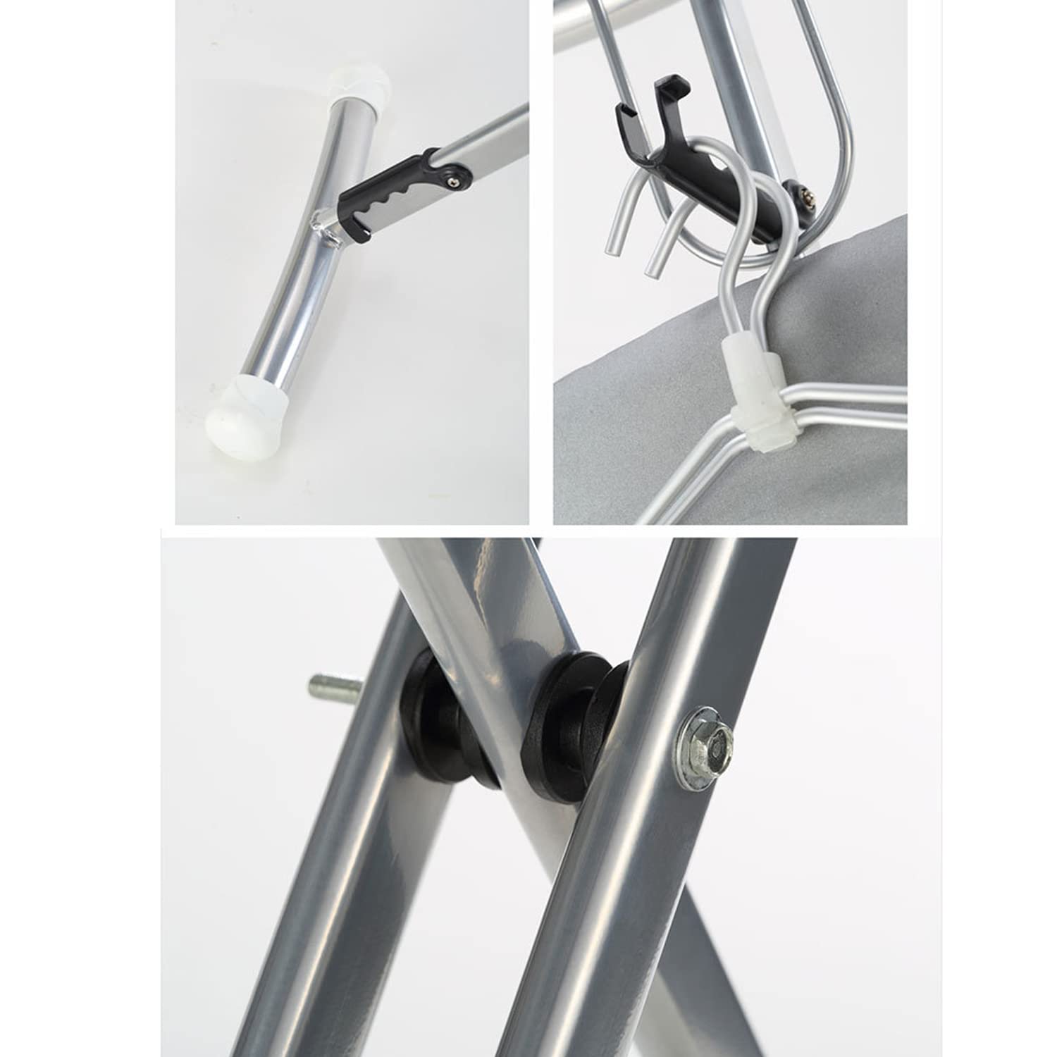 Tabellone da Stiro con Altezza Regolabile per Appendiabiti Smart Regolable Easy Storage, Top Leggero Imbottito, per L'uso della Lavanderia Domestica