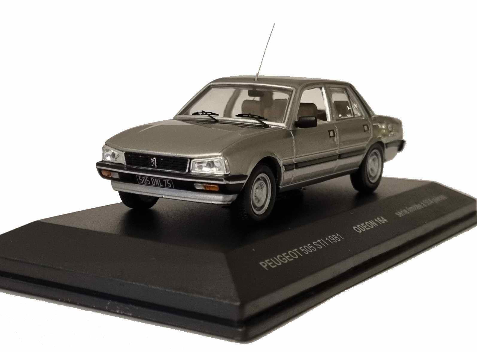 Odeon Auto da collezione Compatibile con Peugeot 505 GR 1982 1/43 Peugeot505 Edizione Limitata 504 PCS