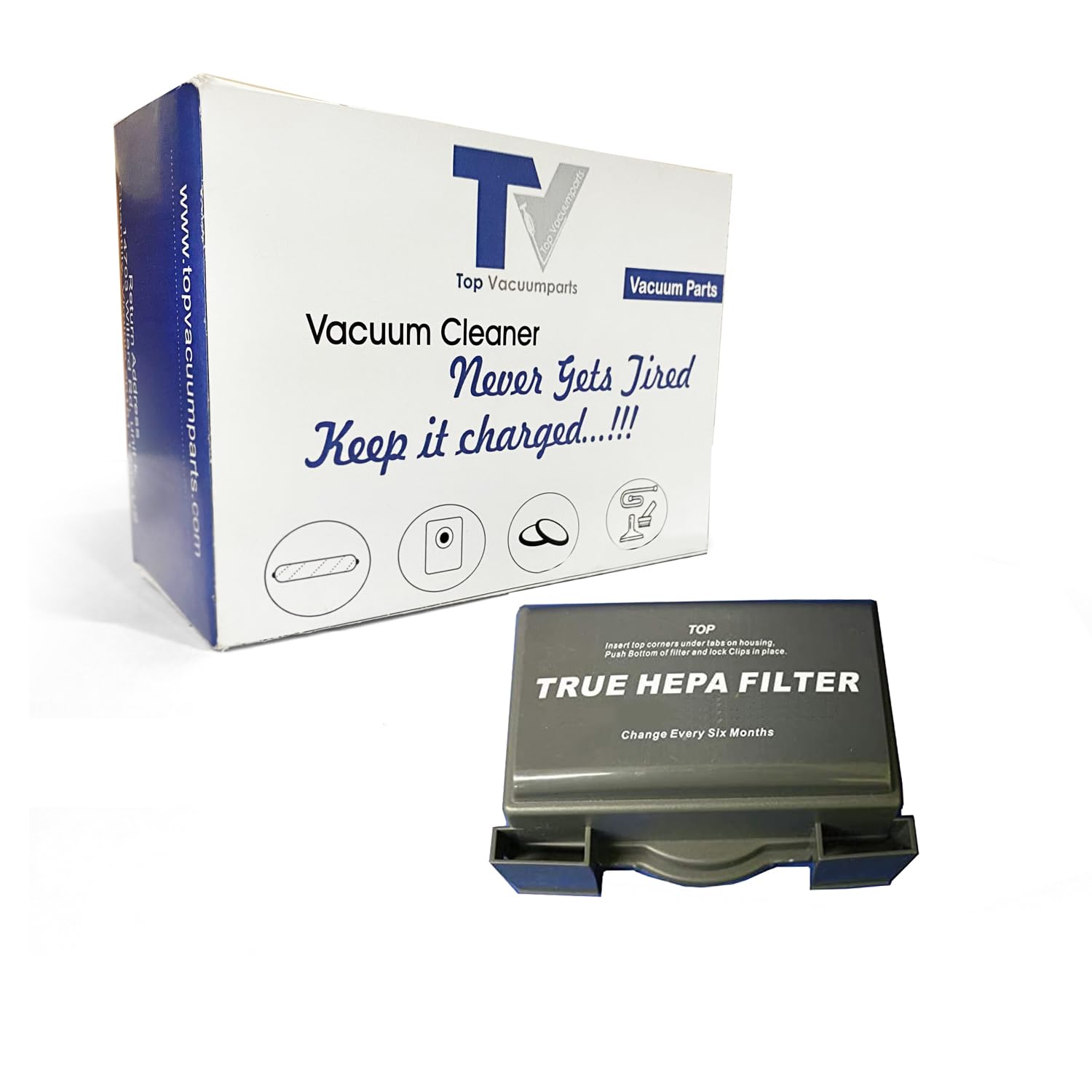 Replacement Part for Eureka Mighty Mite 3685, 3670, 3691 HF8 Hepa Filter # compare to part 60666B-6