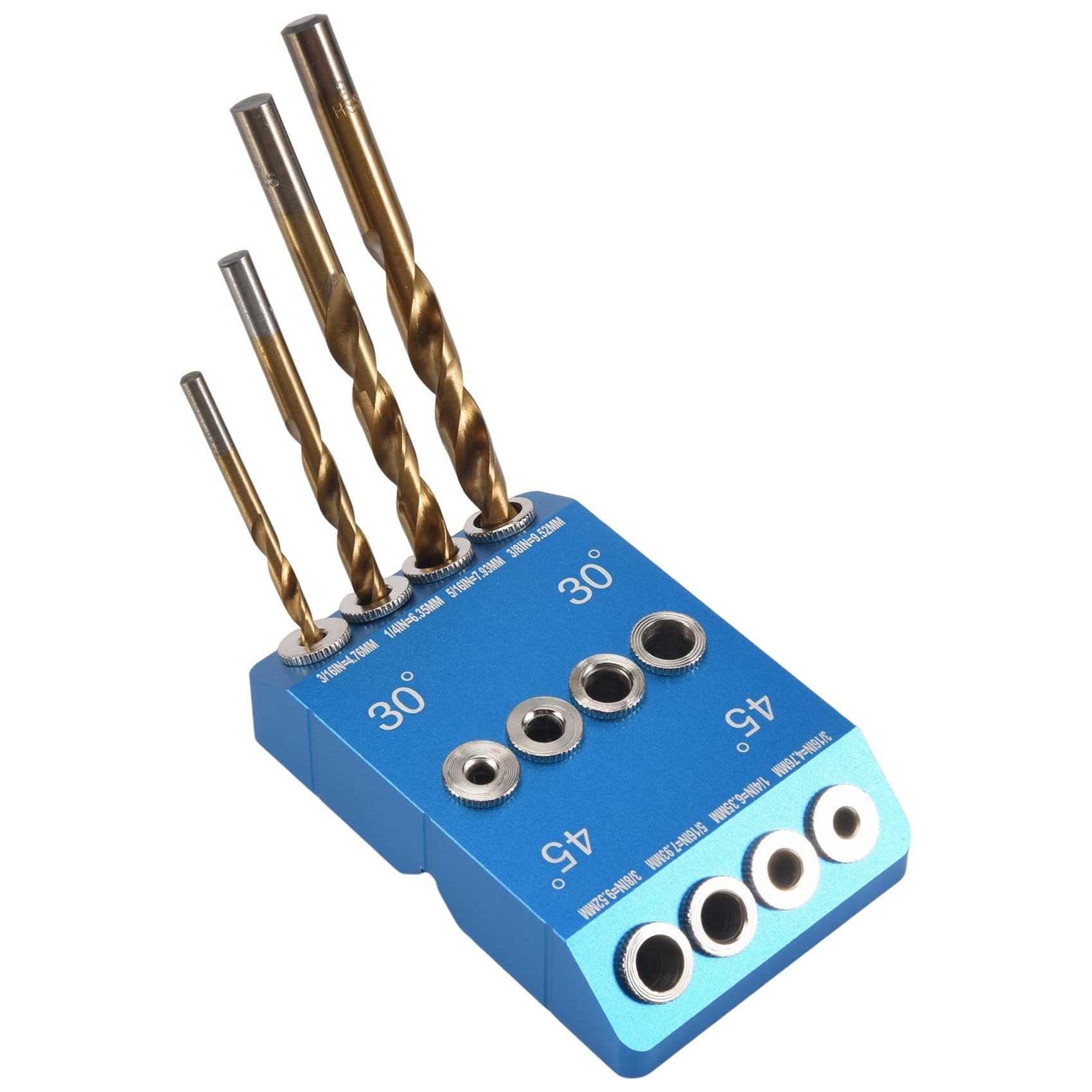 Mecerypt 30 45 90 Degree Angled Drill Guide Jig,Metal Drill Jig for Multi-Angle Drilling,for Cable Railing Screw Kit - Image 2