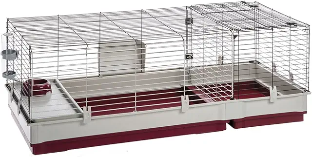 Ferplast Krolik Extra-Large Rabbit Cage with Wire Extension | Rabbit Cage Wire