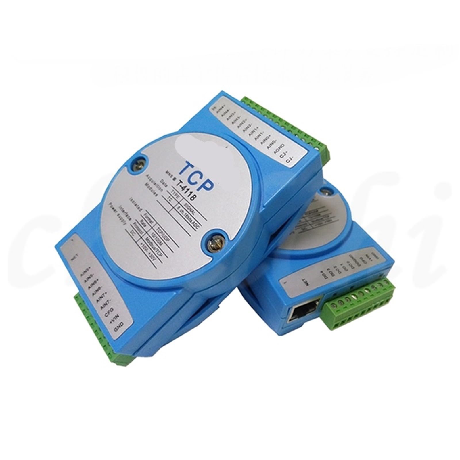 8-kanałowy moduł akwizycji temperatury z termoparą typu K przez Ethernet RJ45 Urządzenie do pomiaru temperatury z protokołem Modbus-Tcp