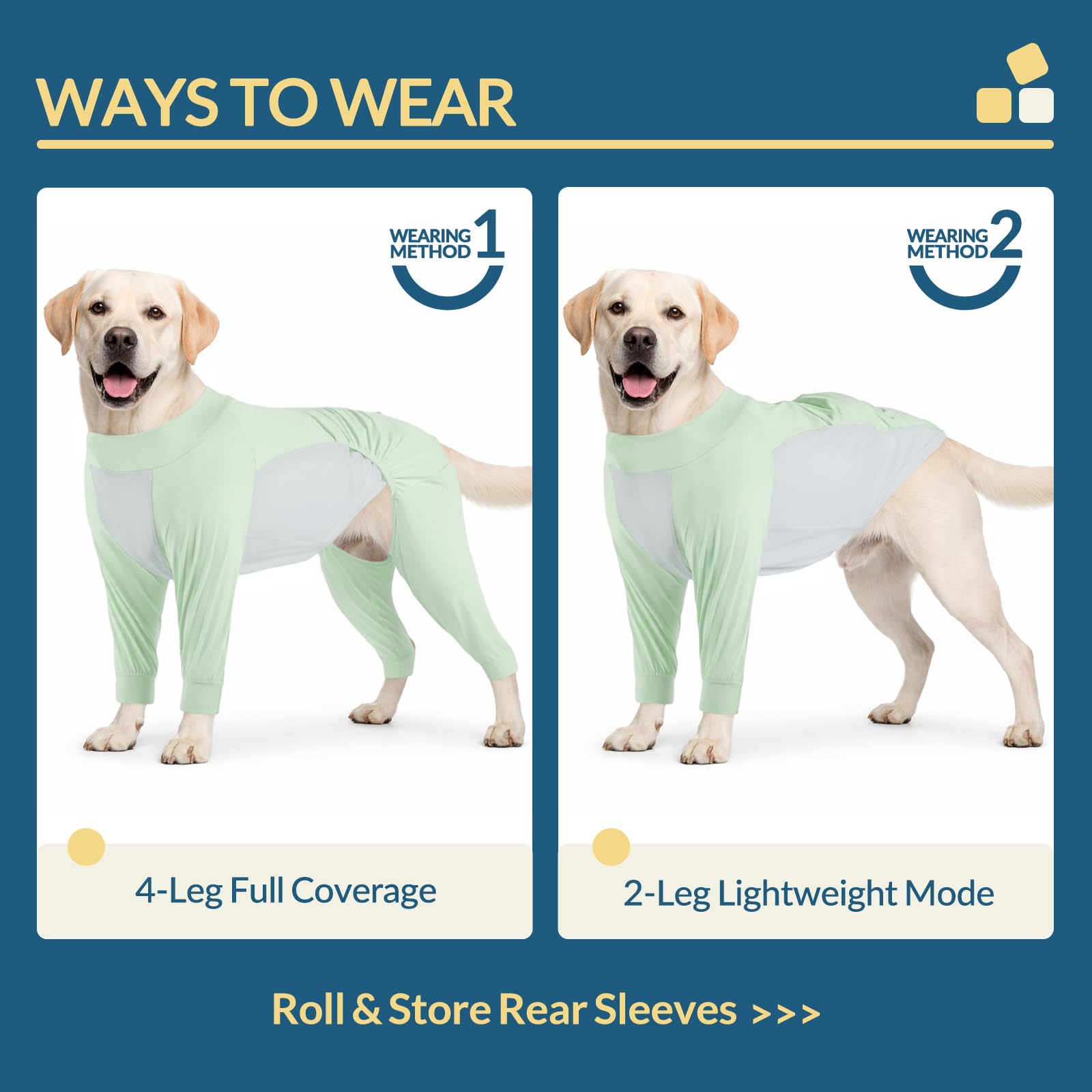 ROZKITCH Camicie rinfrescanti estive per cani 2 in 1, protezione solare, in rete ad asciugatura rapida, traspirante, grande maglietta con protezione UV, ad asciugatura rapida, per rinfrescarsi