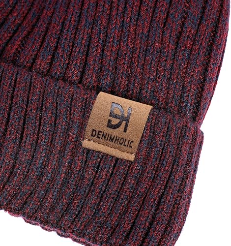 Image of DENIMHOLIC Winter Cap for Men & Women, Beanie Cap for Men Woolen Cap for Men & Women, Beanie Cap for Women