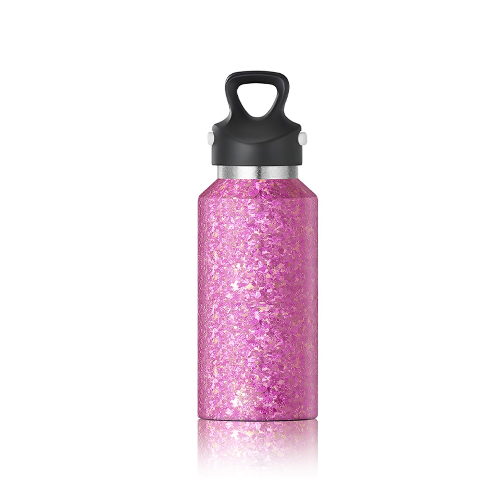 Titan-Sportflasche – 380 ml Sport-Trinkwasserflasche, Flasche aus reinem Titan | Auslaufsicheres, reisefreundliches Fahrrad-Trinkgeschirr, leichter Camping-Wasserbecher for Wandern, Camping, Reisen, R