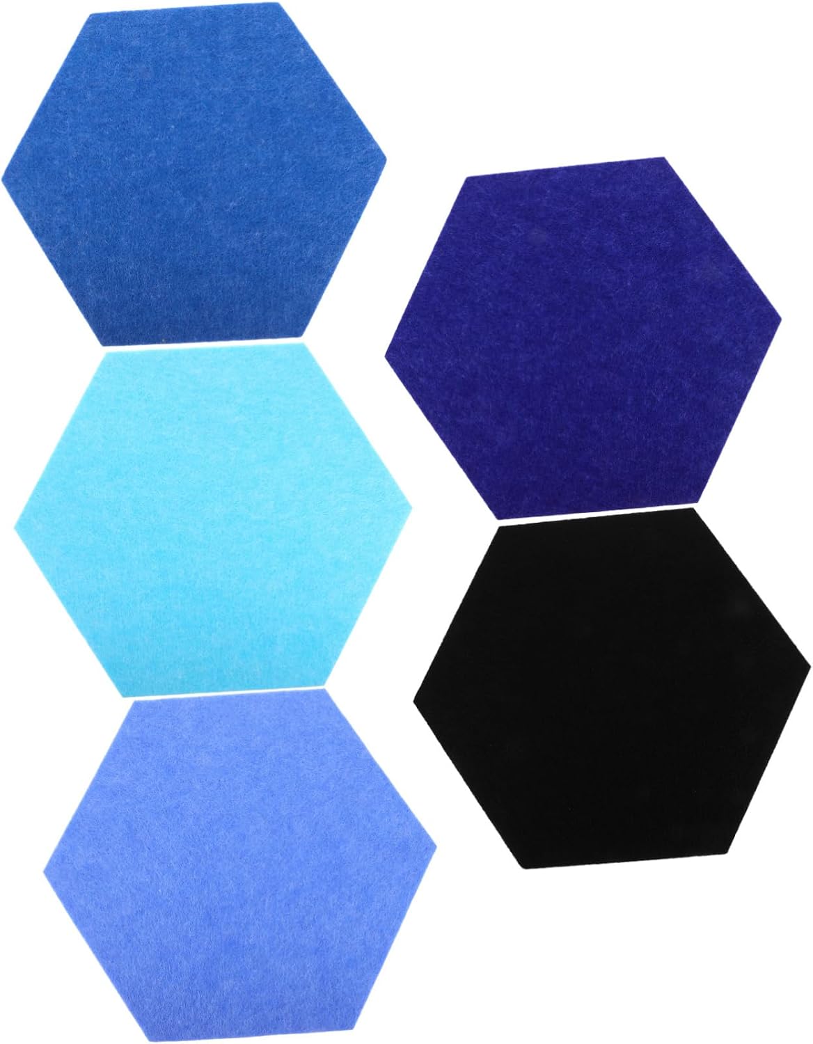 5pcs Creative Memo Felt Board Office Home School Decorative Bulletin Board Key Holder