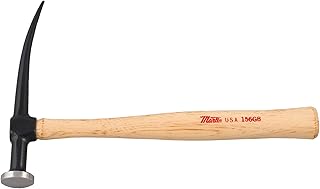 Martin 156GB Round Face Curved Pick Body Hammer with Wood Handle, 5-1/2