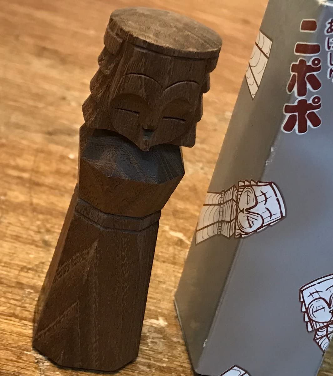 アイヌ　木彫り　お守り アイヌ木彫りお守り