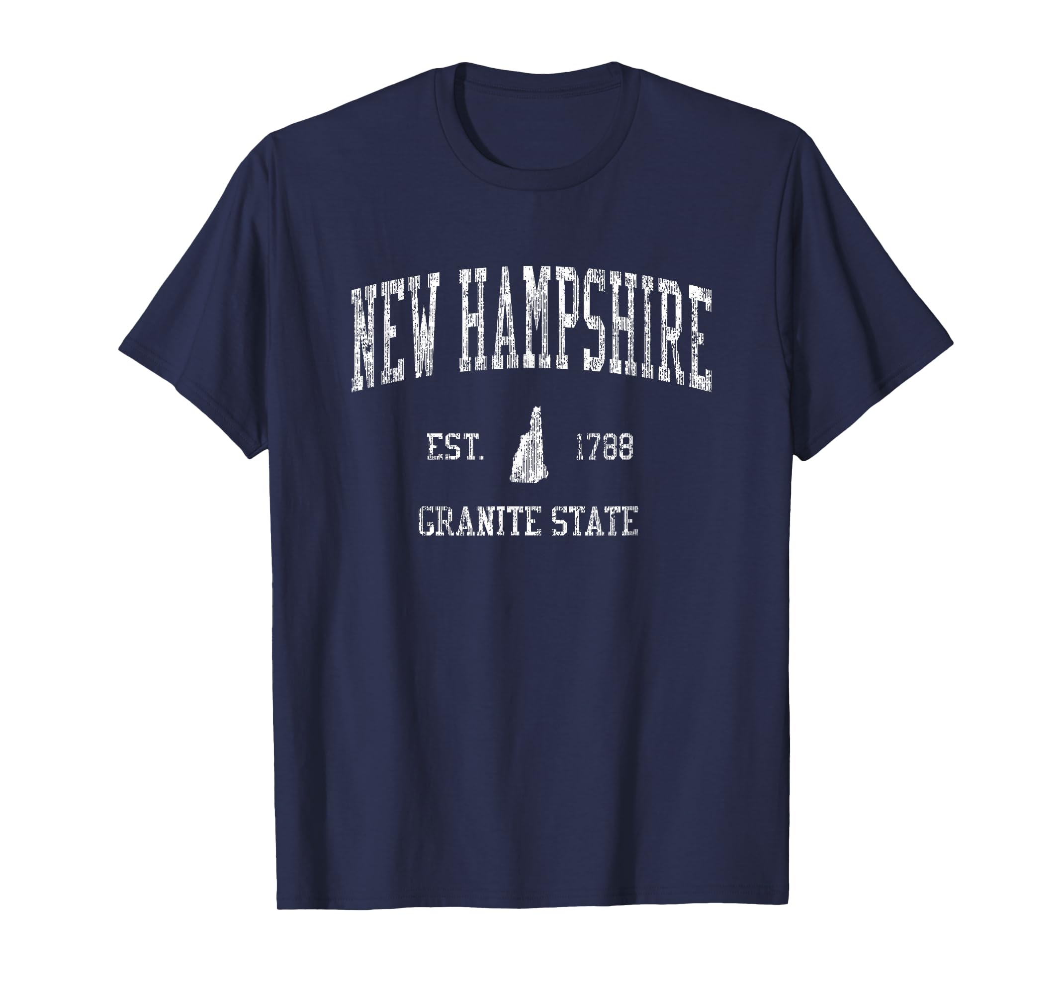 New Hampshire T-Shirt Vintage Sports Design NH Tee T-Shirt