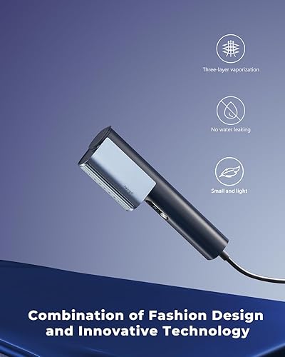 Miniatura 3 de nesugar G3 Pro - Vaporizador inteligente de mano para ropa, adaptación de voltaje global, tamaño de la palma y ligero (0.8 libras), modos de vapor