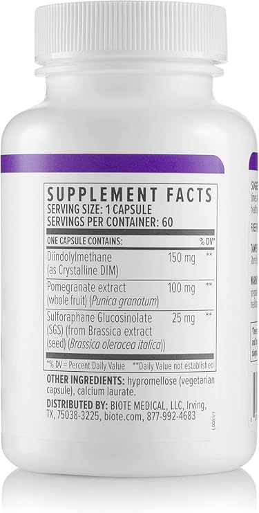 Biote Nutraceuticals - DIM SGS + Hormone + Detox (60 Capsules)