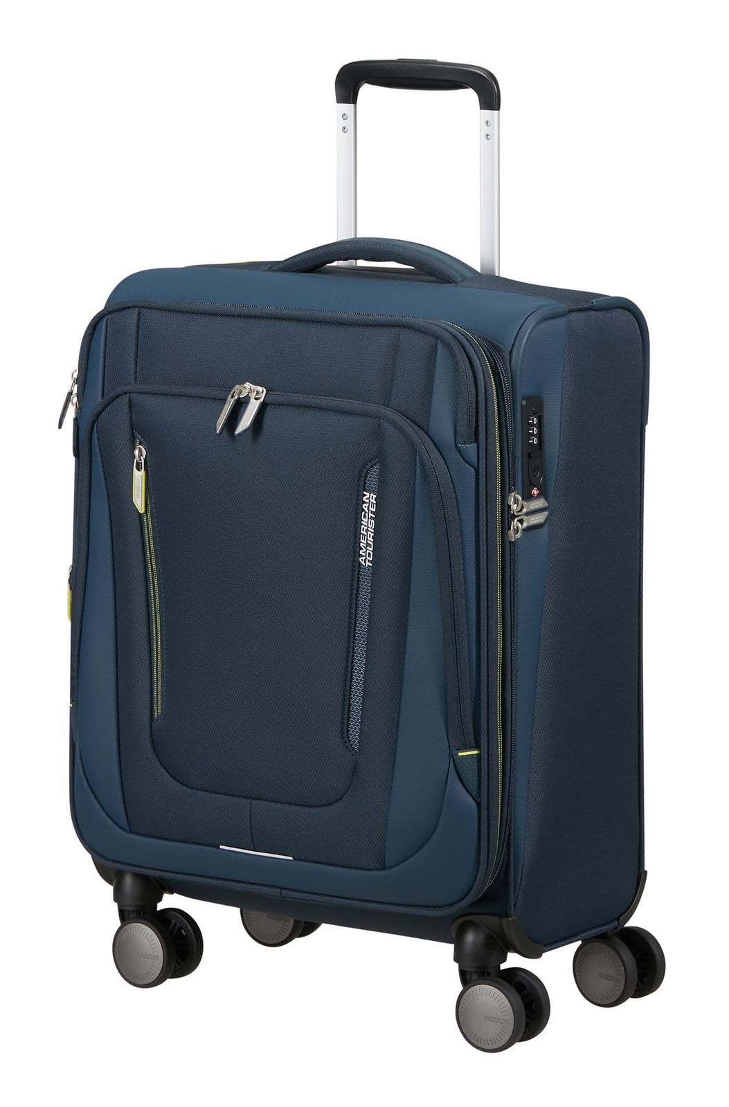 American Tourister carrello Wanderlite Spinner Exp. TSA Dark Navy blu scuro