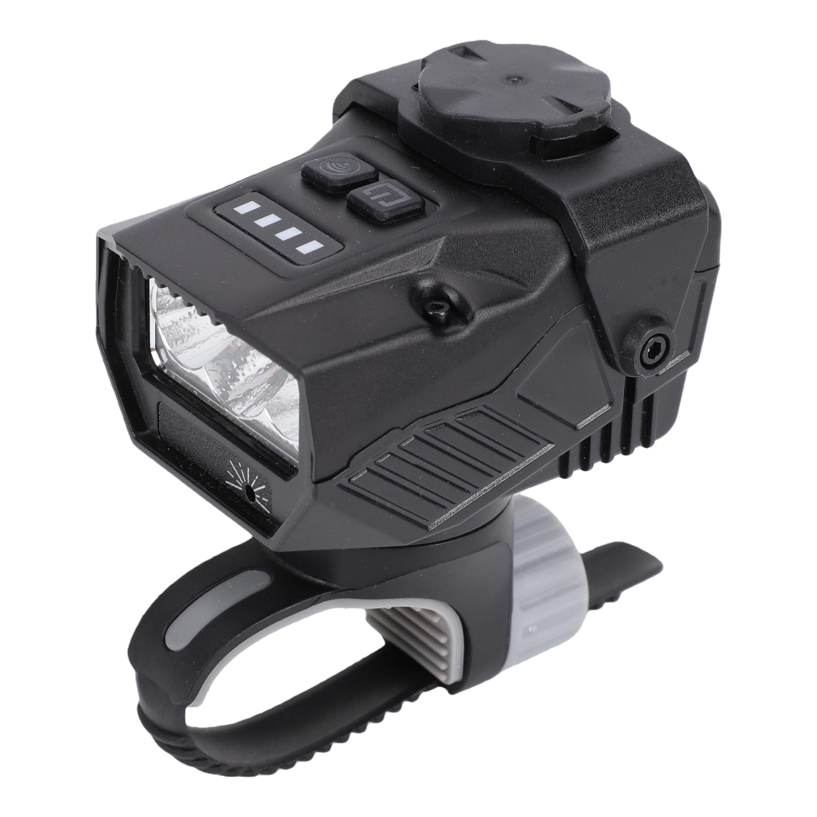 Dilwe Lampe de Vélo Rechargeable, Phare Avant à Faisceau Large, Batterie