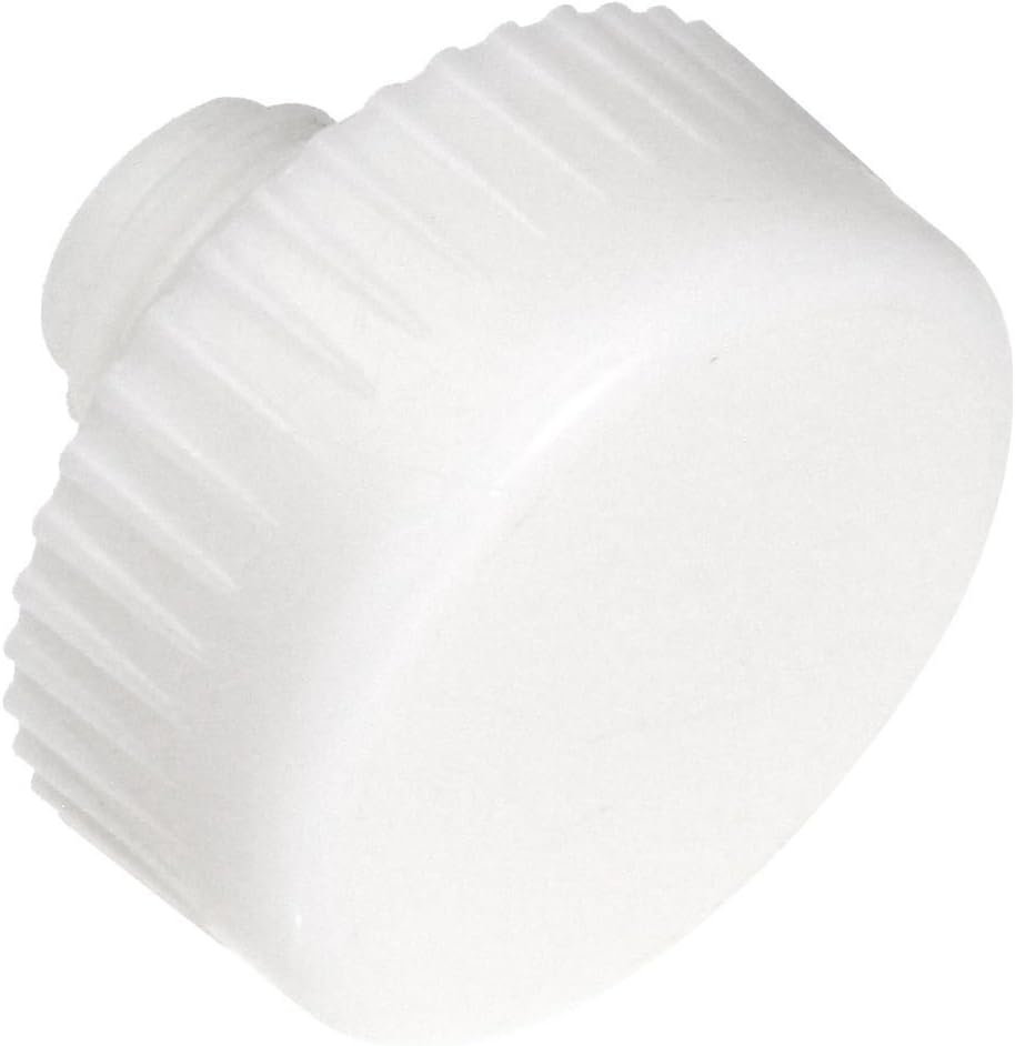 2 x White Spare Nylon Head Thor Glazing Hammer Medium Face 38mm Ends Window Mallett