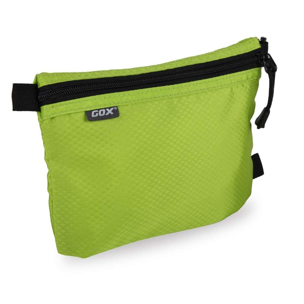 GOX Small Toiletry Bag for Men Bulk Cosmetic Bag Dopp Kit Carry On Zipper Pouch Organization Nylon Small Packing Sack Waterproof