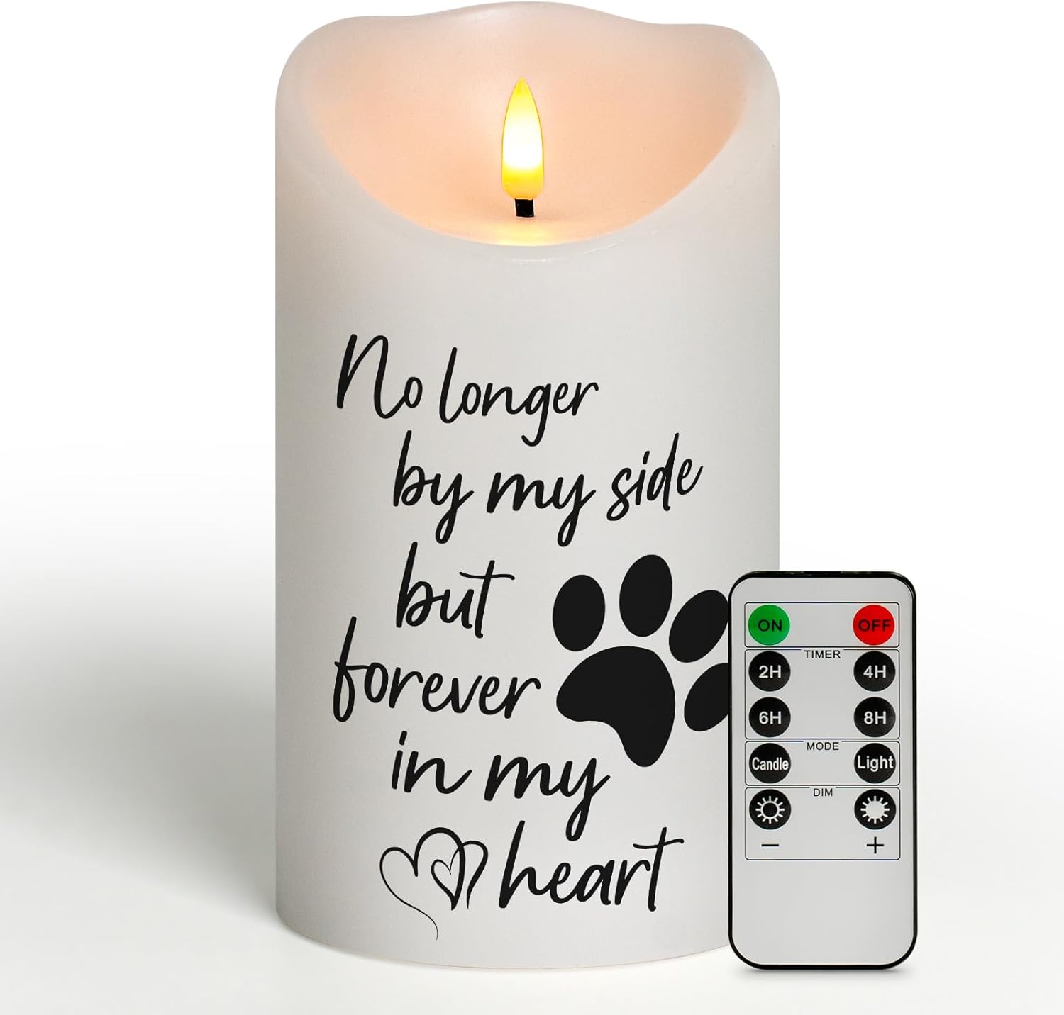 Dog Memorial Gifts for Loss of Dog Sympathy Gift, Sympathy Candle for Cat, Condolence Present for Pet Lovers, Friends to Remember Doggie, Marking Bereavement and Grief(4" x 7")