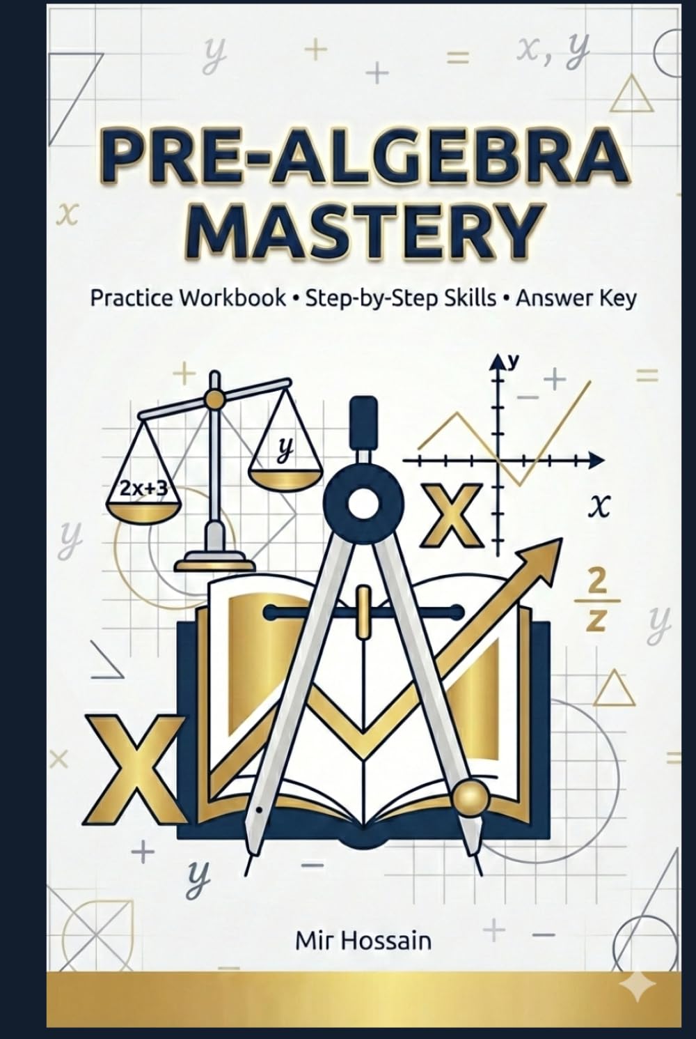 PRE-ALGEBRA MASTERY The Complete Workbook for 6th Grade Success: Practice Workbook • Step-by-Step Skills • Answer Key