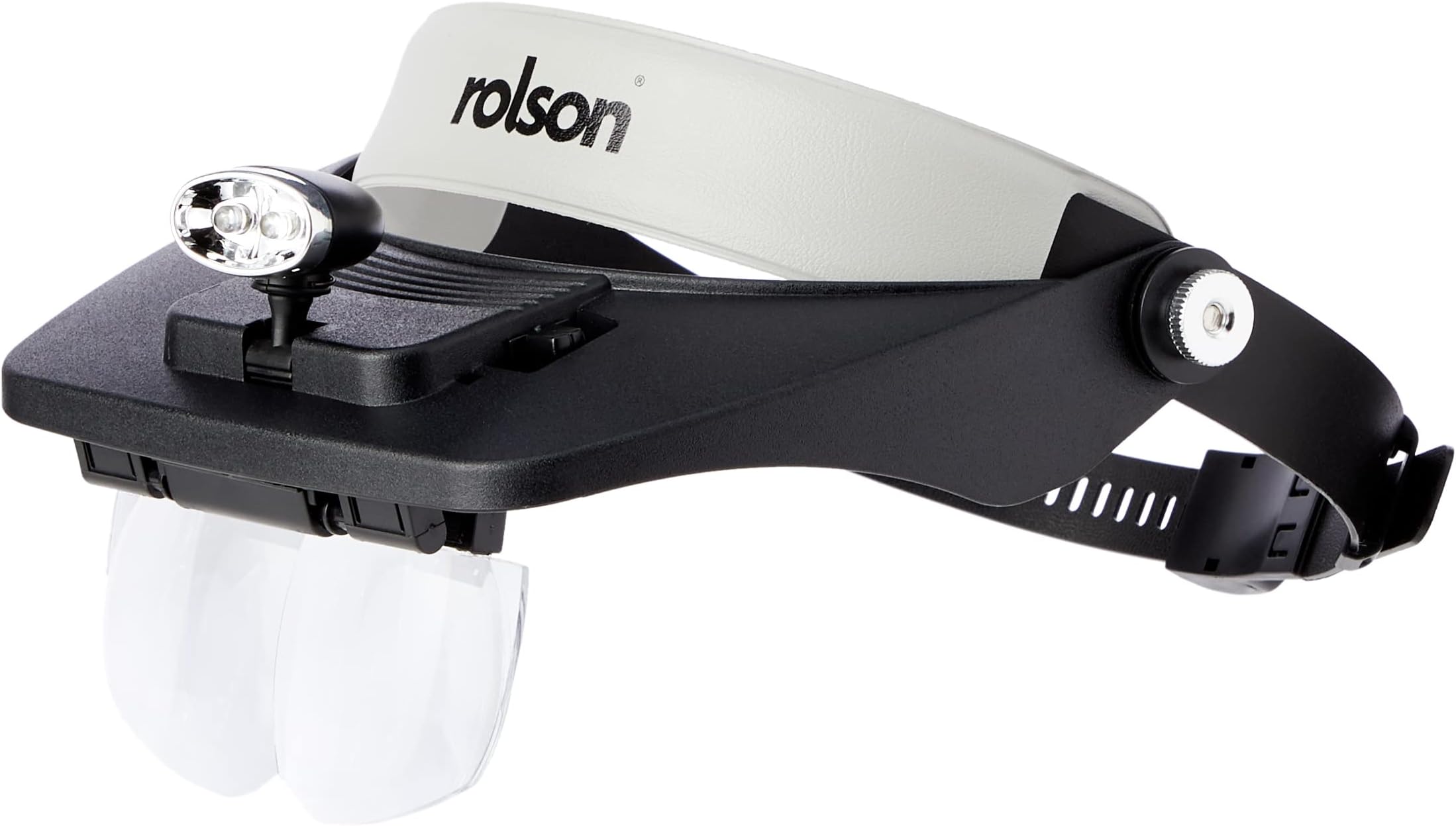 Rolson Tools 60390 LED Head Loupe Magnifyer Visor