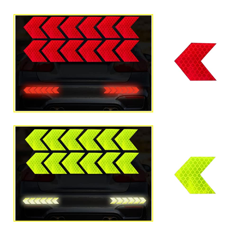 AINIUNIU 84 Pezzi Adesivi Catarifrangenti Bici, Adesivi