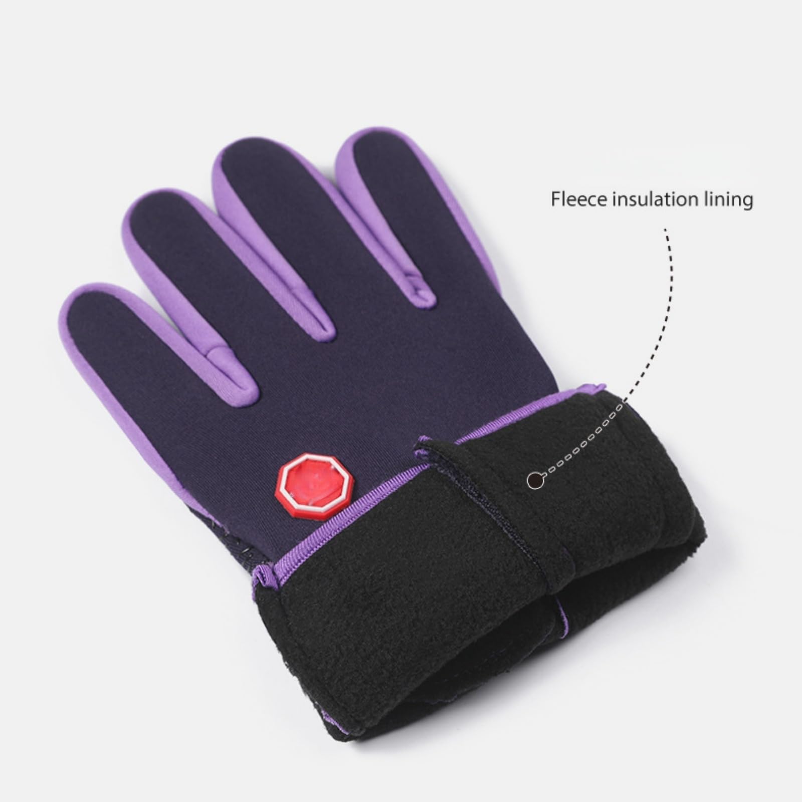 Velura Winter Gloves, Thermal Touch Screen Windproof Glove, Ultimate Waterproof & Windproof Thermal Gloves — view 6