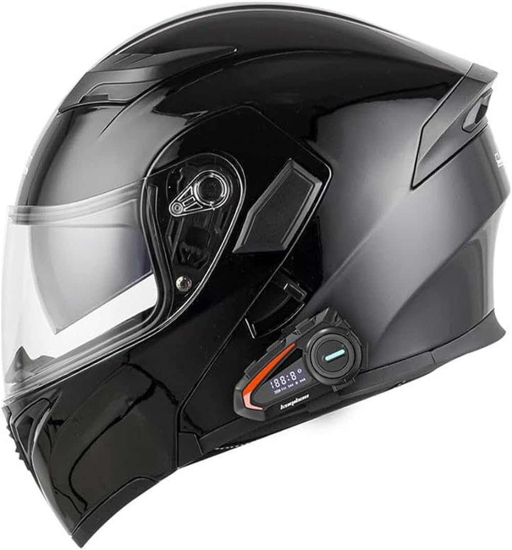 男女の電気バイクヘルメットにはbluetoothが装着されている 男女の電気バイクヘルメットにはbluetoothが装着されている