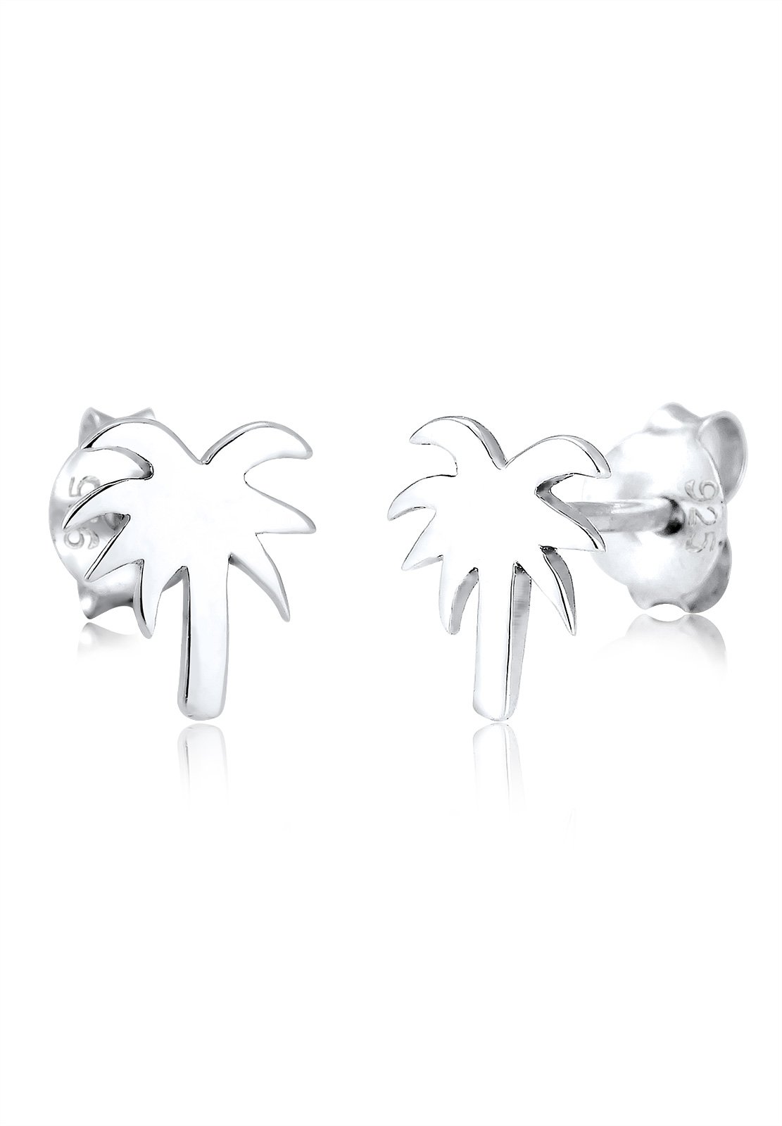 Elli Women Earrings 925 Sterling Silver Palm Tree 0304510416