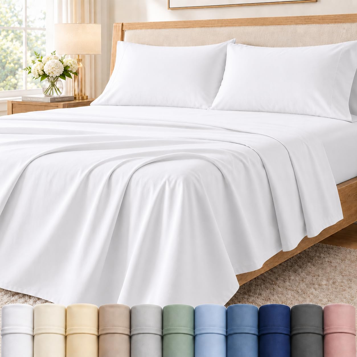 CHATEAU HOME COLLECTION Egyptian Cotton Sheet Set