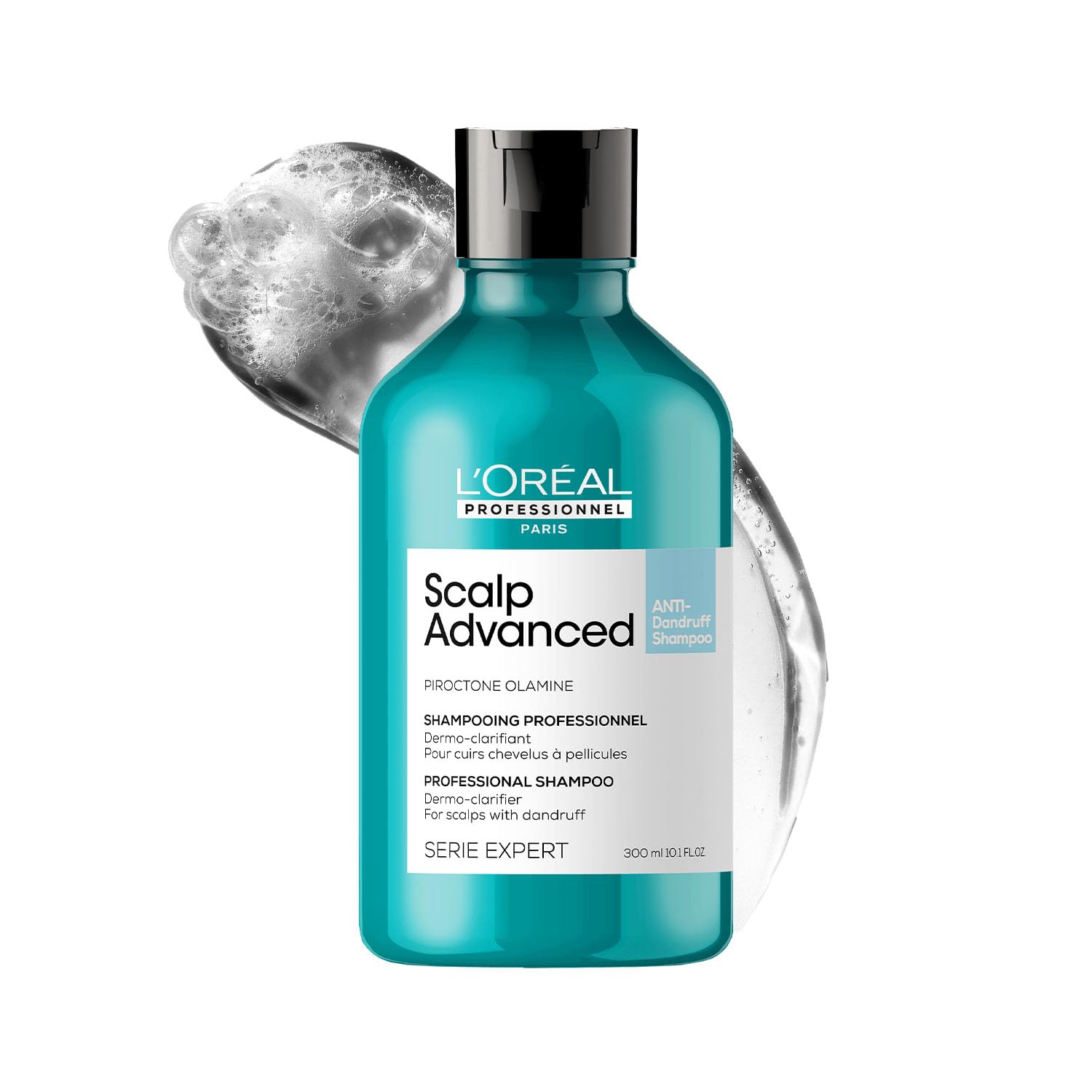 L’Oréal Professionnel Scalp Advanced Anti-Dandruff Dermo-Clarifier Shampoo | For Scalp with Dandruff | With Piroctone Olamine (300 ml)