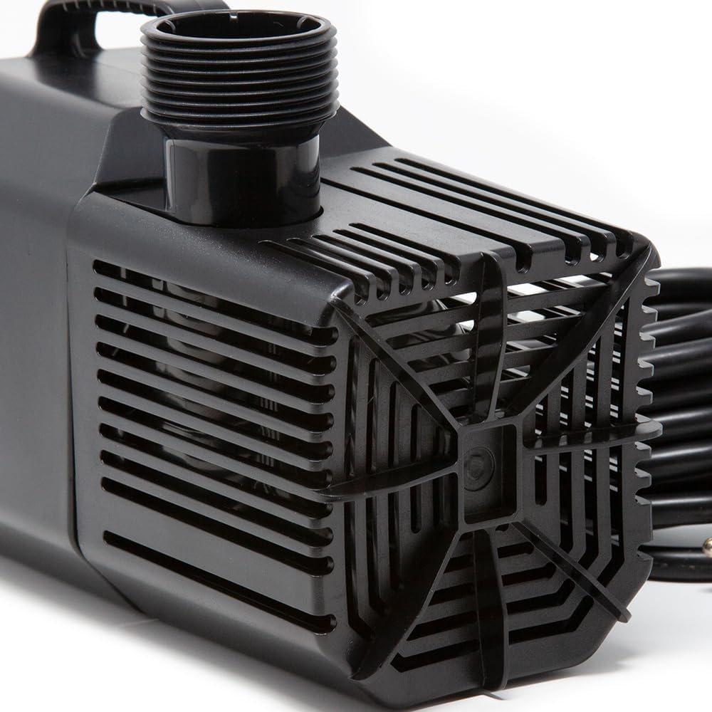 Beckett Water Pump 2100 GPH Submersible Water Pump Auto-Shutoff Pond Pump for Waterfall, Stream, Water Garden 78W 20 ft Max Lift