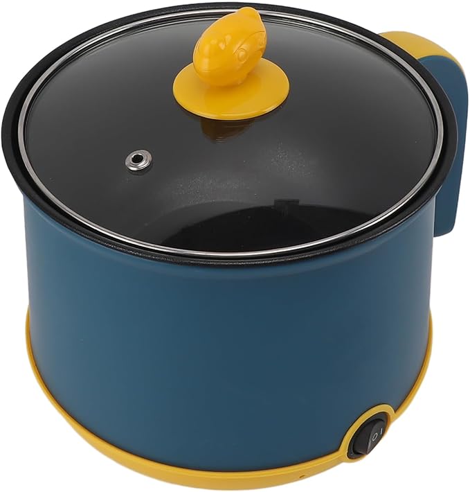 Olla Eléctrica Mini Cooker 1.8L 600W Acero Inoxidable con Tapa Clara miniatura 3