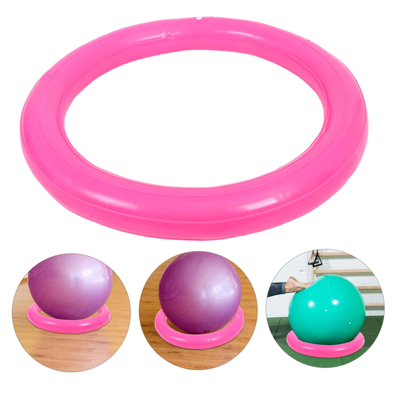 KOMBIUDA Base per Palla da Yoga Anello Fisso Supporto per Palla da Stabilità Base per Palla da Ginnastica Supporto per Palla da Stabilità Base per Palla da Ginnastica Base per Palla