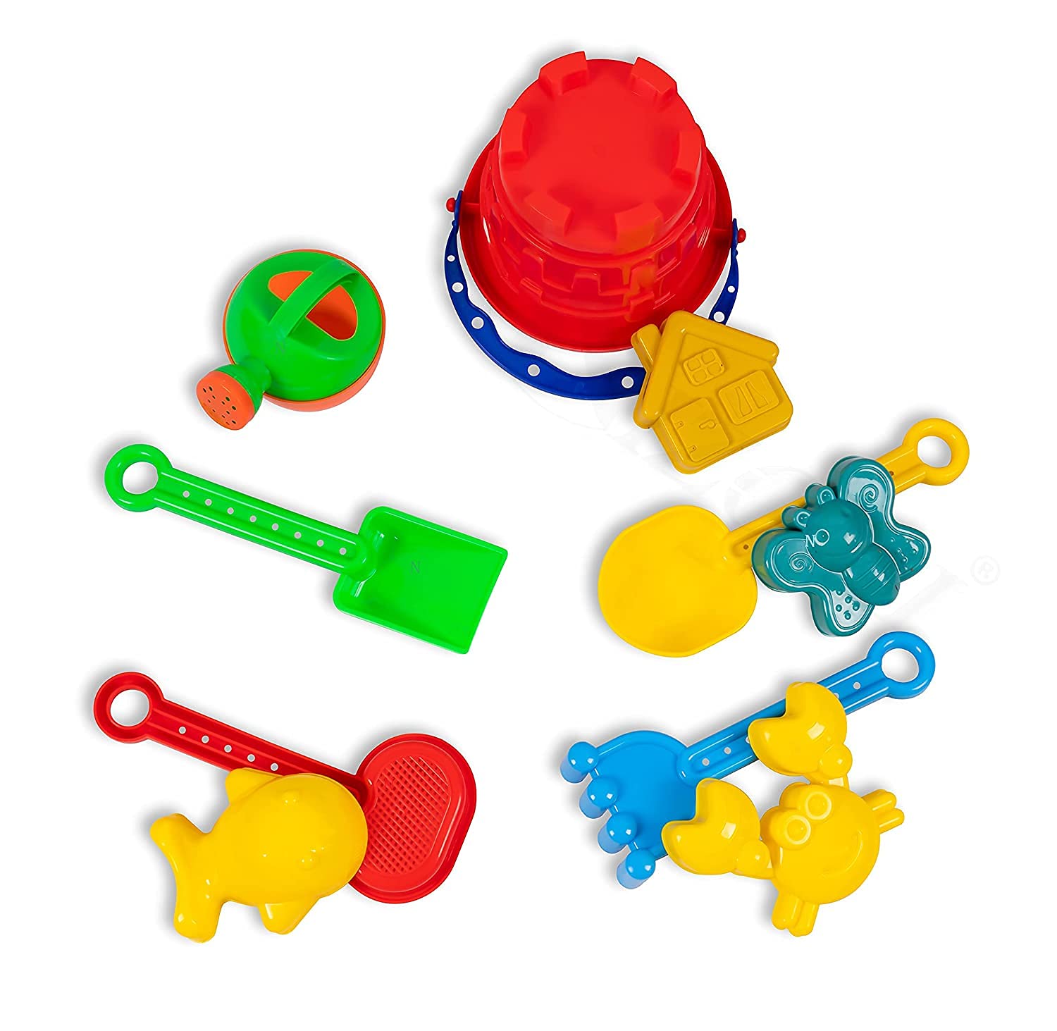 Nizomi Toy Figure Beach Send Garden Toys 10Pc Color Mold Castle Toys Recycle Material Indian Made Toys, Also Use Bath Toys Best Gift Family Fun Games (Random Color Send) - Image 7 thumbnail