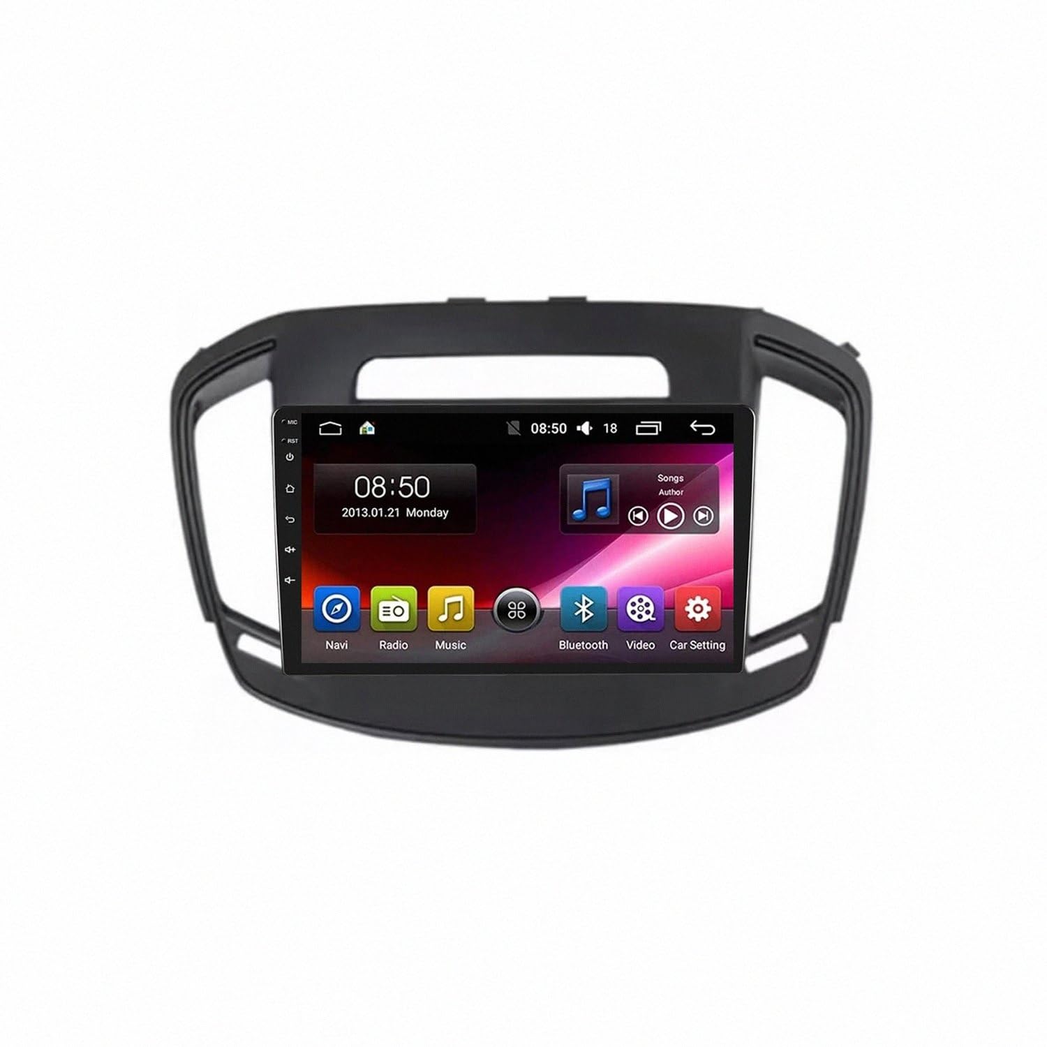 Touchscreen Auto Radio per Opel Insignia 2014-2017 Wireless Carplay Android Auto Stereo Bluetooth Ips con Pantalla Táctil con Gps Navigatore/Swc/Mirror, 4 Nucleo 4G+64G