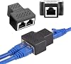 Parcbeny P-26130 Ethernet Splitter 1 ila 2 RJ45 Ağ Kablosu Adaptörü, Not Sadece Bir Seferde Bir Ağ Bağlayın, ADSL/Bilgisayarlar/TV'ler/Yönlendiriciler ile Uyumlu 1.KALİTE KAPLİN COUPLER SPLİTTER (1)