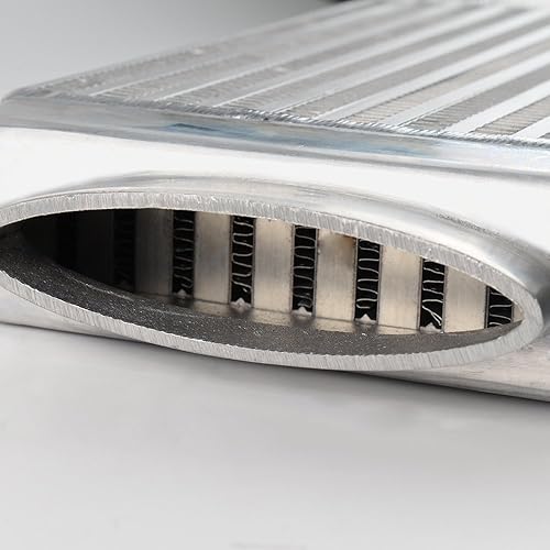 Miniatura 4 de G-PLUS Intercooler de sobrecarga de montaje superior de aluminio atornillado compatible con Mini Cooper 2002-2006