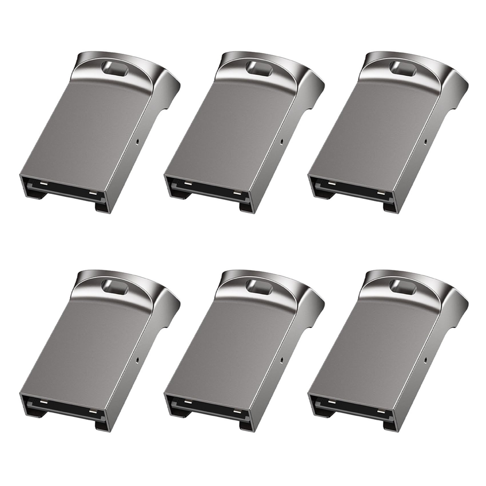 6 mini lettori di schede TF per computer USB, lettore di schede TF con indicatore LED per l'audio del computer