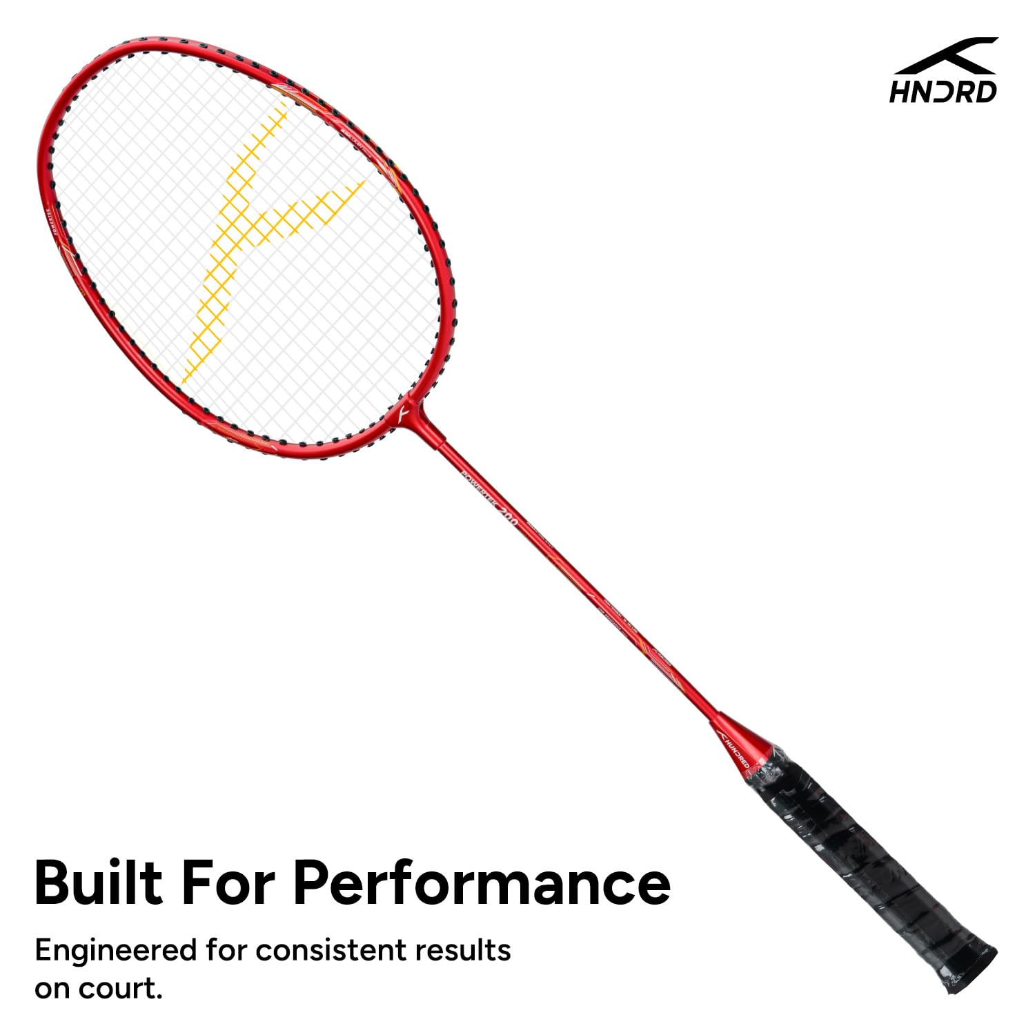 HUNDRED Powertek 200 Badminton Racket, Unisex Adulto