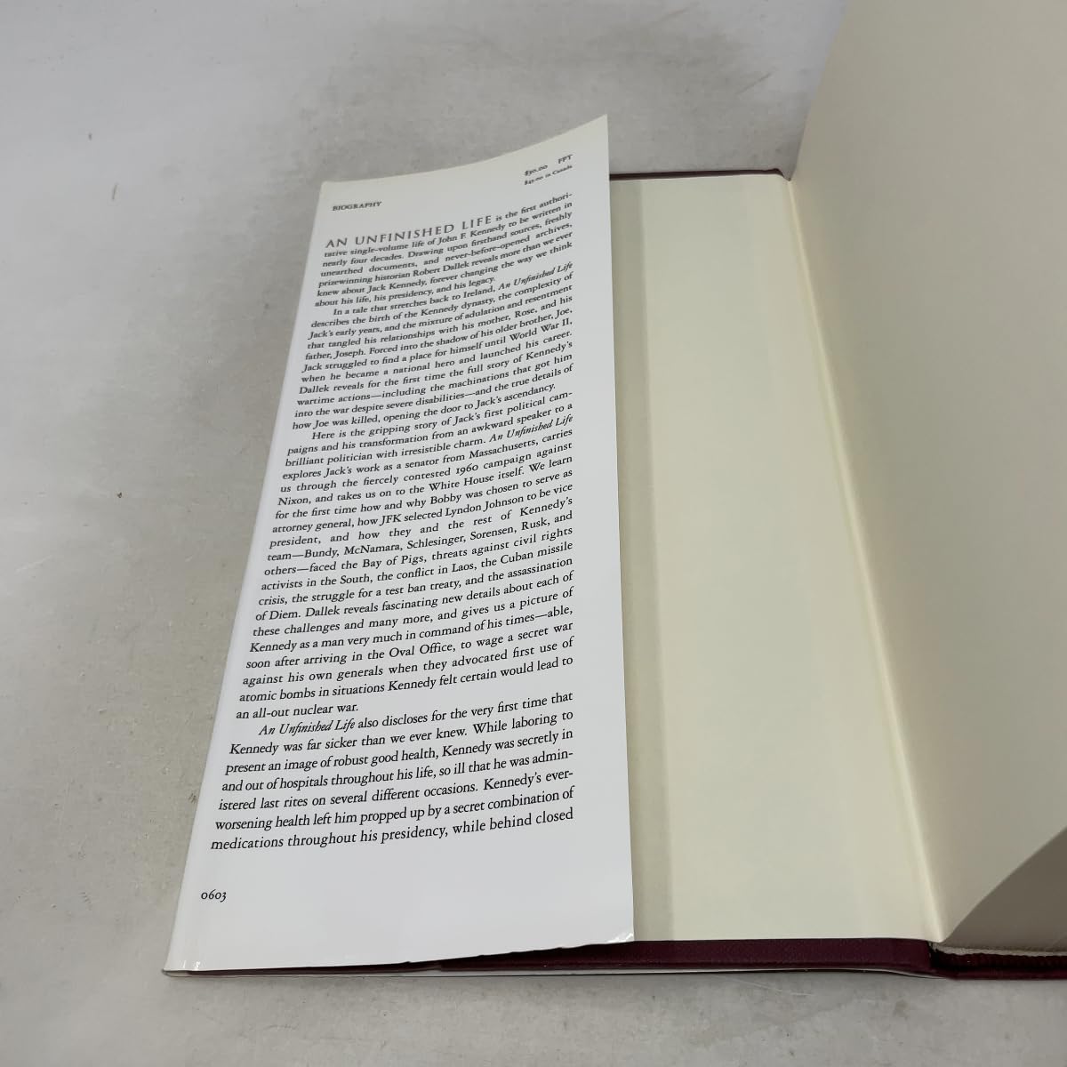 An Unfinished Life: John F. Kennedy, 1917 - 1963