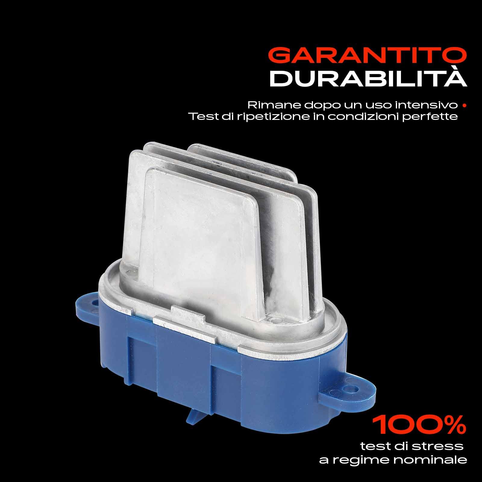 Frankberg Resistenza riscaldante Regolatore del ventilatore 2+4-Poli Compatibile con Laguna II BG0/1 159 939 159 Sportwagon 939 GT 937 Brera 939 Replace# 52488338