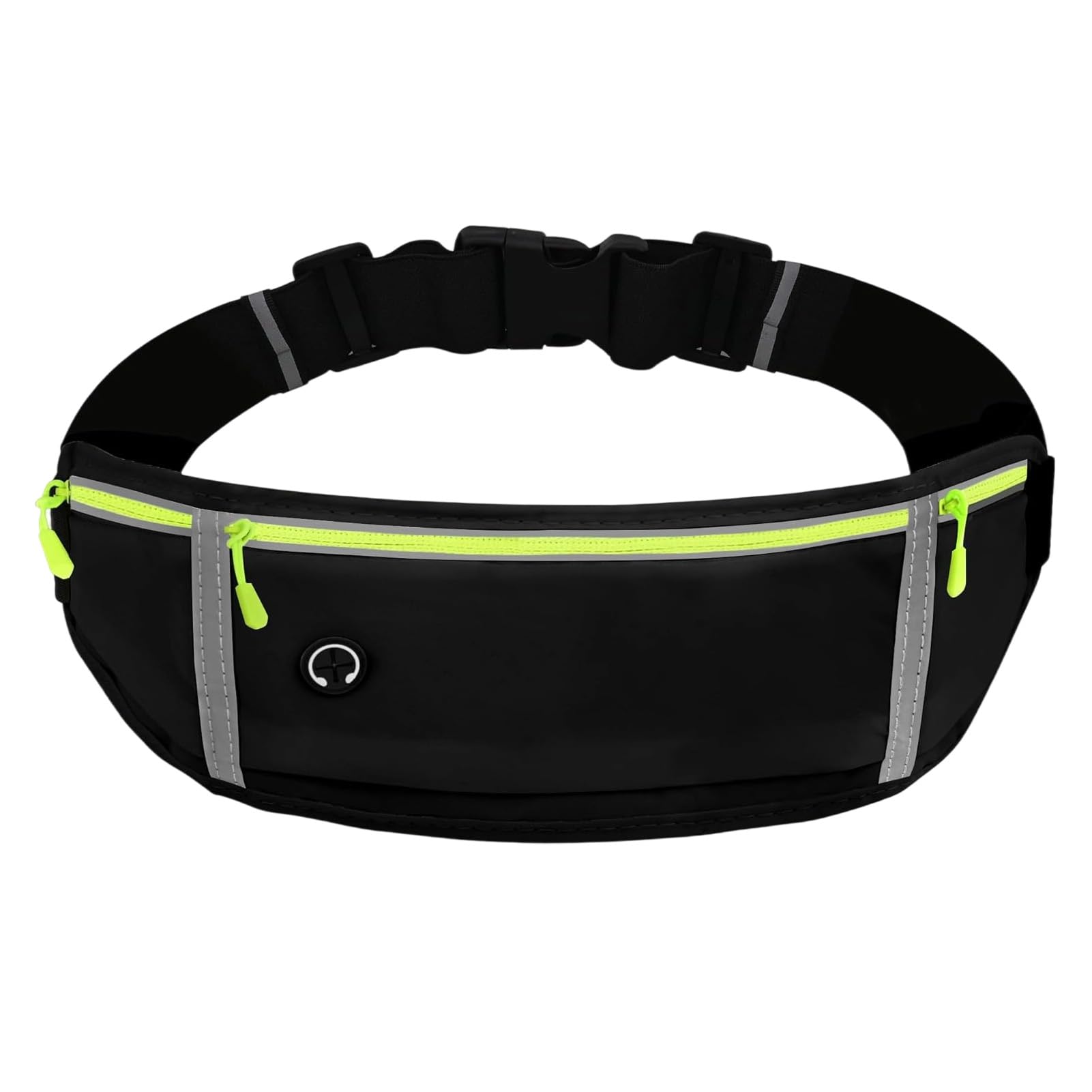 Fonyiunce Laufgürtel für alle Handys, Trinkgürtel Lauftasche, Adjustable Waterproof Sports Waist Pack, MTB Trinkgürtel Langlauf, für Laufen Camping Klettern Radfahren
