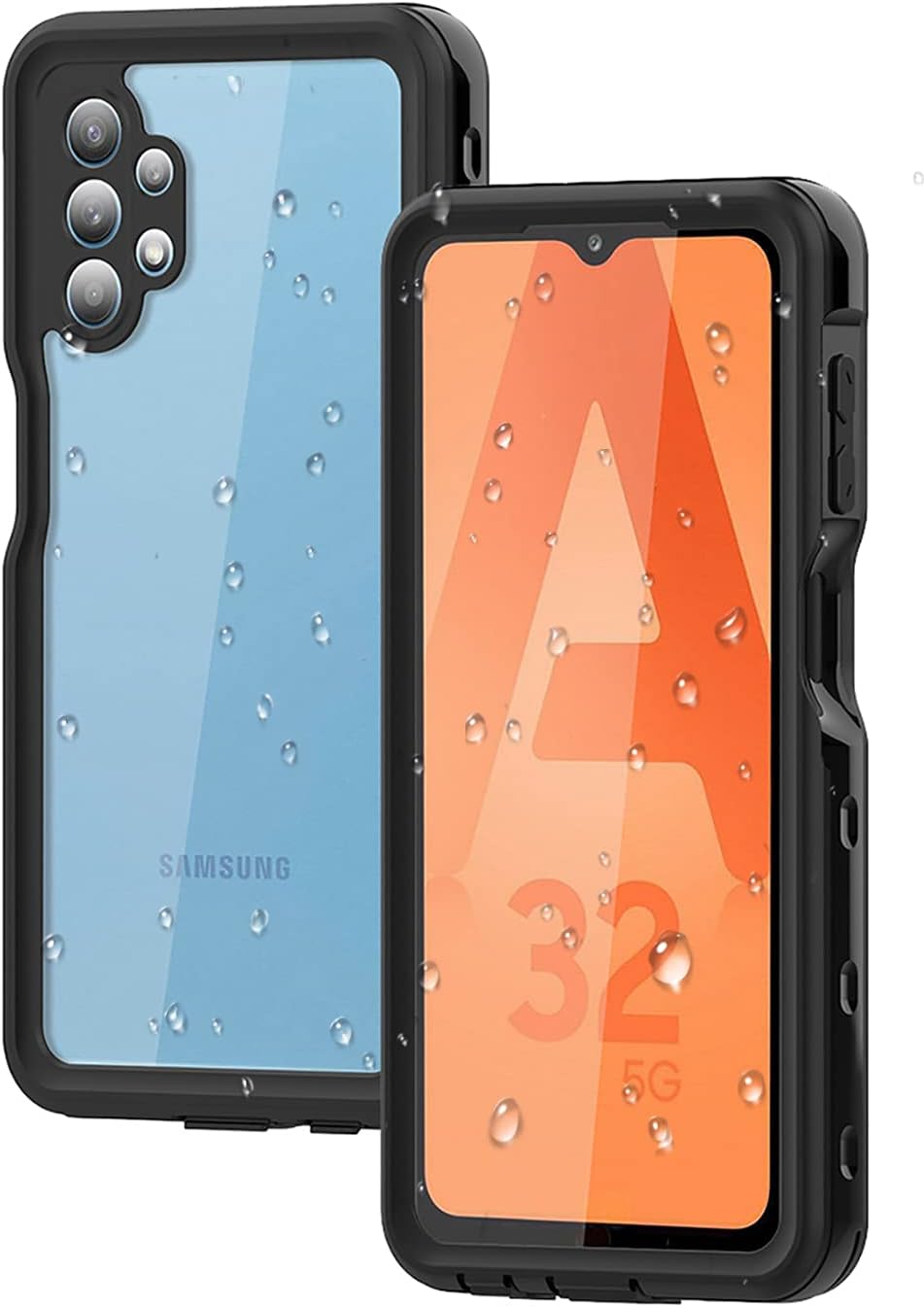 Anyos for Samsung Galaxy A32 5G Case, Galaxy A32 Waterproof Dustproof Shockproof Dropproof Case with Built-in Screen Protector, Heavy Duty Full Body Sealed Protective Phone Case